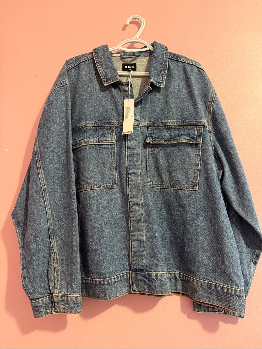 Hudson Jeans Light Blue Denim Shirt Jacket